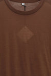 BASERANGE Classic Bamboo Fiber and Cotton Slim Fit T-shirt Series Collection Round Neck Bottoming Shirt France BAS-TOCT-BL-000-OCULAR